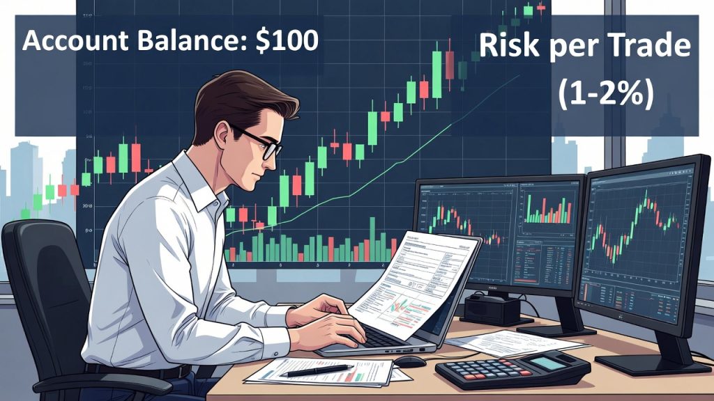 Position Sizing 101: How Much of Your $100 Should You Risk Per Trade?